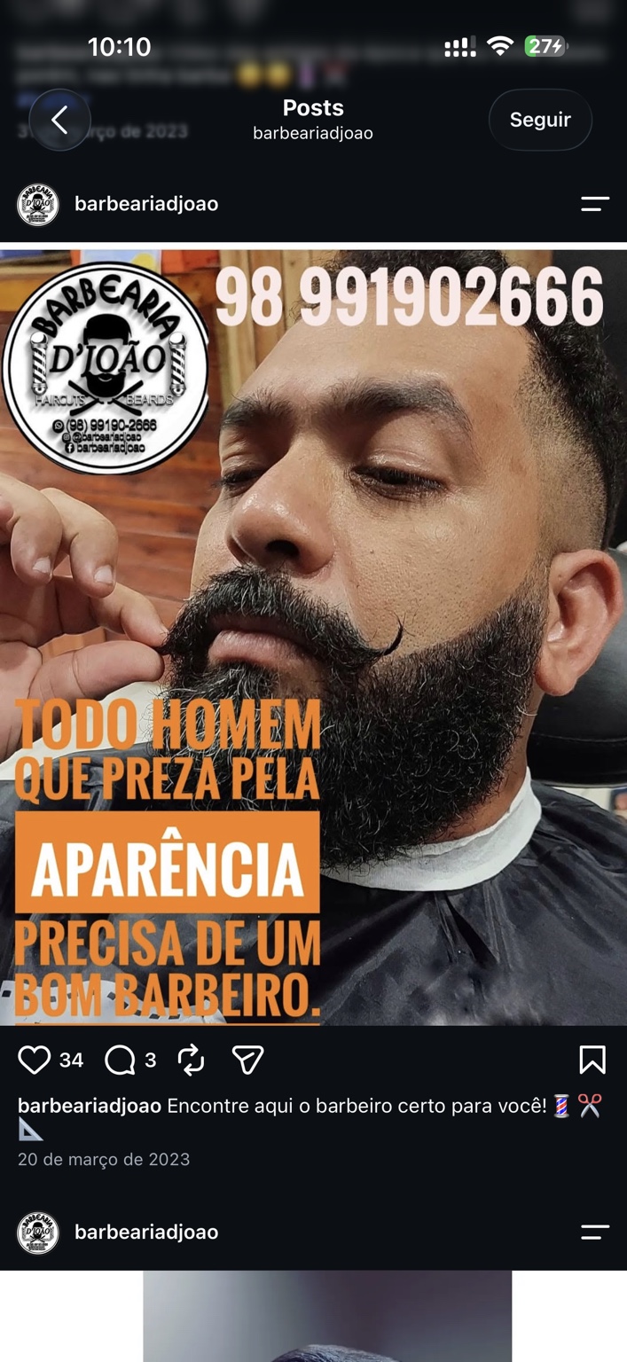 Resultado de barba alinhada