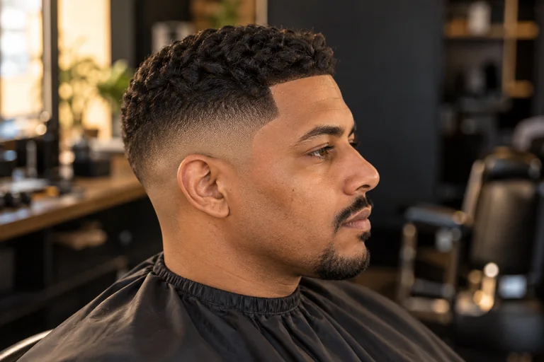 Foto ilustrativa de corte com pigmentação